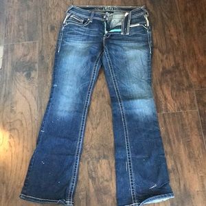 Ariat Denim Turquoise Label